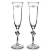 Disney Arribas Glass Flutes - Wedding Bells - Walt Disney World
