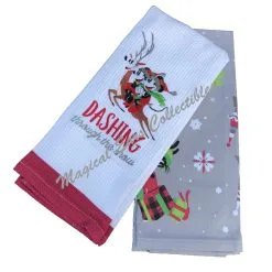 Disney Kitchen Towel Set - Nordic Winter - Dashing Through The Snow