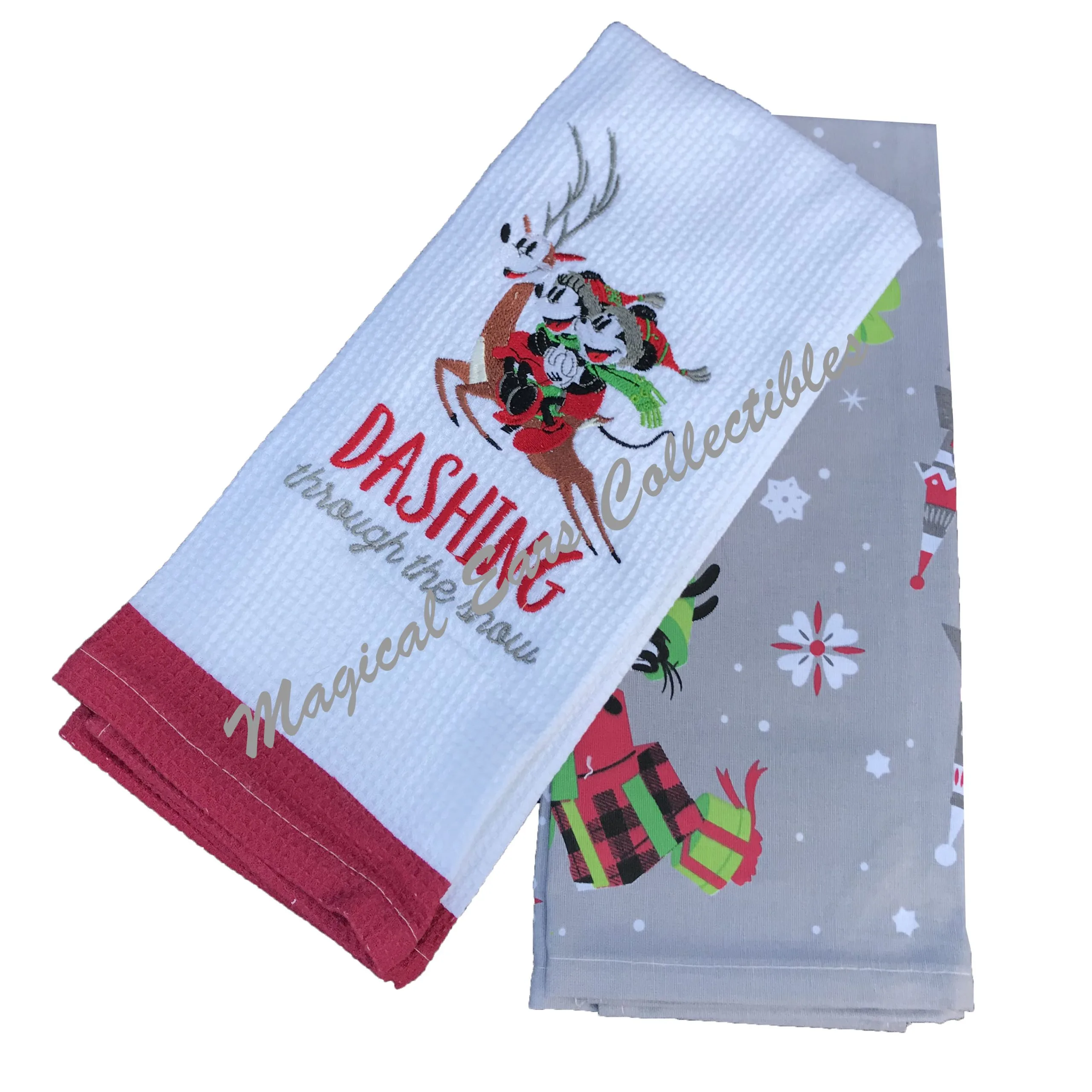 Disney Kitchen Towel Set - Nordic Winter - Dashing Through The Snow 1 Disney Kitchen Towel Set - Nordic Winter - Dashing Through The Snow