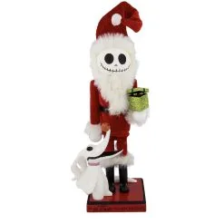 Disney Nutcracker Figure - Jack Skellington And Zero - 14"