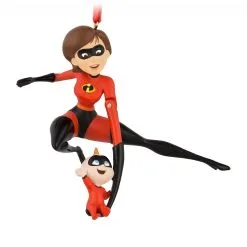 Disney Christmas Figural Ornament - Mrs. Incredible And Jack-Jack