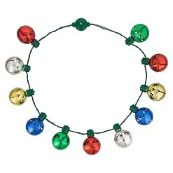 Disney Glow Necklace - Holiday Jingle Bells - Light Up