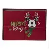 Disney Holiday Greeting Card Set - Nordic Winter - Mickey And Friends