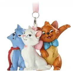 Disney Figure Christmas Ornament - The Aristocats - 3 Cats