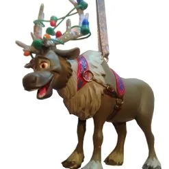 Disney Christmas Ornament - Sven With Christmas Lights - Frozen