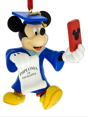 Disney Christmas Ornament - Graduation - Mickey Mouse Selfie 1 Disney Christmas Ornament - Graduation - Mickey Mouse Selfie