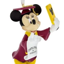 Disney Christmas Ornament - Graduation - Minnie Mouse Selfie