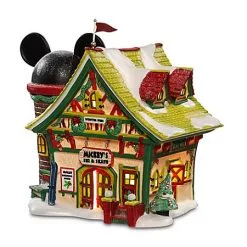 Disney Christmas Village - Mickey's Ski And Skate Chalet - Light Up Building