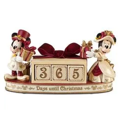 Disney Christmas Calendar - Countdown Victorian Minnie And Mickey Mouse