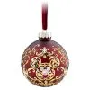 Disney Christmas Ornament - Mickey Mouse Icon Ball - Victorian Filigree