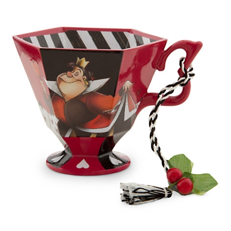 Disney Christmas Ornament - Alice In Wonderland Tea Cup - Queen 1 Disney Christmas Ornament - Alice In Wonderland Tea Cup - Queen