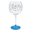 Disney Wine Glass - Happy Hanukkah - Mickey Mouse Icon Goblet