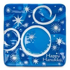 Disney Holiday Plate - Happy Hanukkah - Mickey Mouse Icon