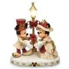 Disney Christmas Figurine - Mickey & Minnie Mouse Light-Up Victorian