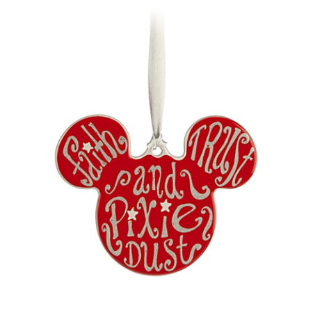 Disney Disc Ornament - Mickey Mouse - Faith Trust Pixie Dust 1 Disney Disc Ornament - Mickey Mouse - Faith Trust Pixie Dust