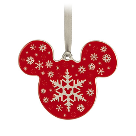 Disney Disc Ornament - Mickey Mouse - Snowflake 1 Disney Disc Ornament - Mickey Mouse - Snowflake