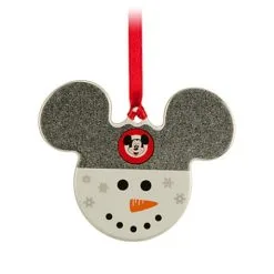 Disney Disc Ornament - Mickey Mouse Icon - Snowman