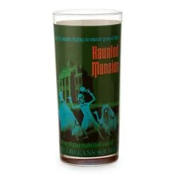 Disney Glass Tumbler - Haunted Mansion/Pirates Of The Caribbean - Tall