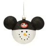 Disney Mickey Ears Icon Ornament - Snowman - Mickey Mouse Club