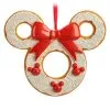 Disney Christmas Ornament - Mickey Mouse Gingerbread Filigree Wreath