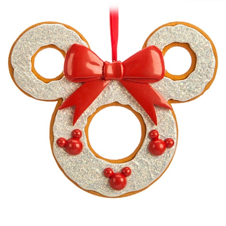 Disney Christmas Ornament - Mickey Mouse Gingerbread Filigree Wreath 1 Disney Christmas Ornament - Mickey Mouse Gingerbread Filigree Wreath