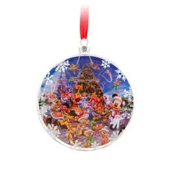 Disney Christmas Ornament - Storybook Mickey Mouse & Friends Window