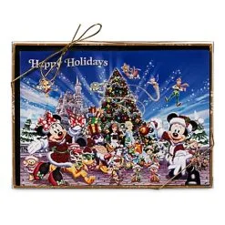 Disney Holiday Card Set - Santa Mickey Mouse And Friends