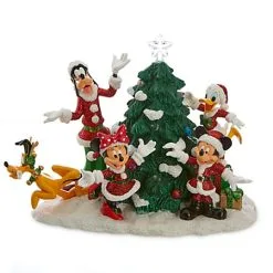 Disney Christmas Figure - Santa Mickey And Friends Light-Up Tree
