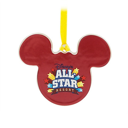 Disney Disc Ornament - Mickey Mouse - All-Star Resort 1 Disney Disc Ornament - Mickey Mouse - All-Star Resort