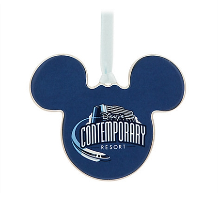 Disney Disc Ornament - Mickey Mouse - Contemporary Resort 1 Disney Disc Ornament - Mickey Mouse - Contemporary Resort