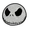 Disney Auto Decal - Jack Skellington Face - Transparent
