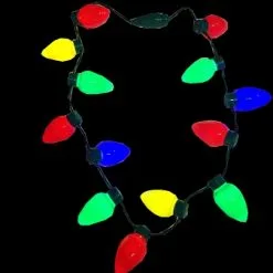 Disney Christmas Necklace - Retro Christmas Lights - LED Light Up