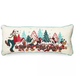 Disney Throw Pillow - Happy Holidays - Mickey & Friends