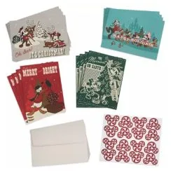 Disney Holiday Greeting Card Set - 2022 Mickey And Friends