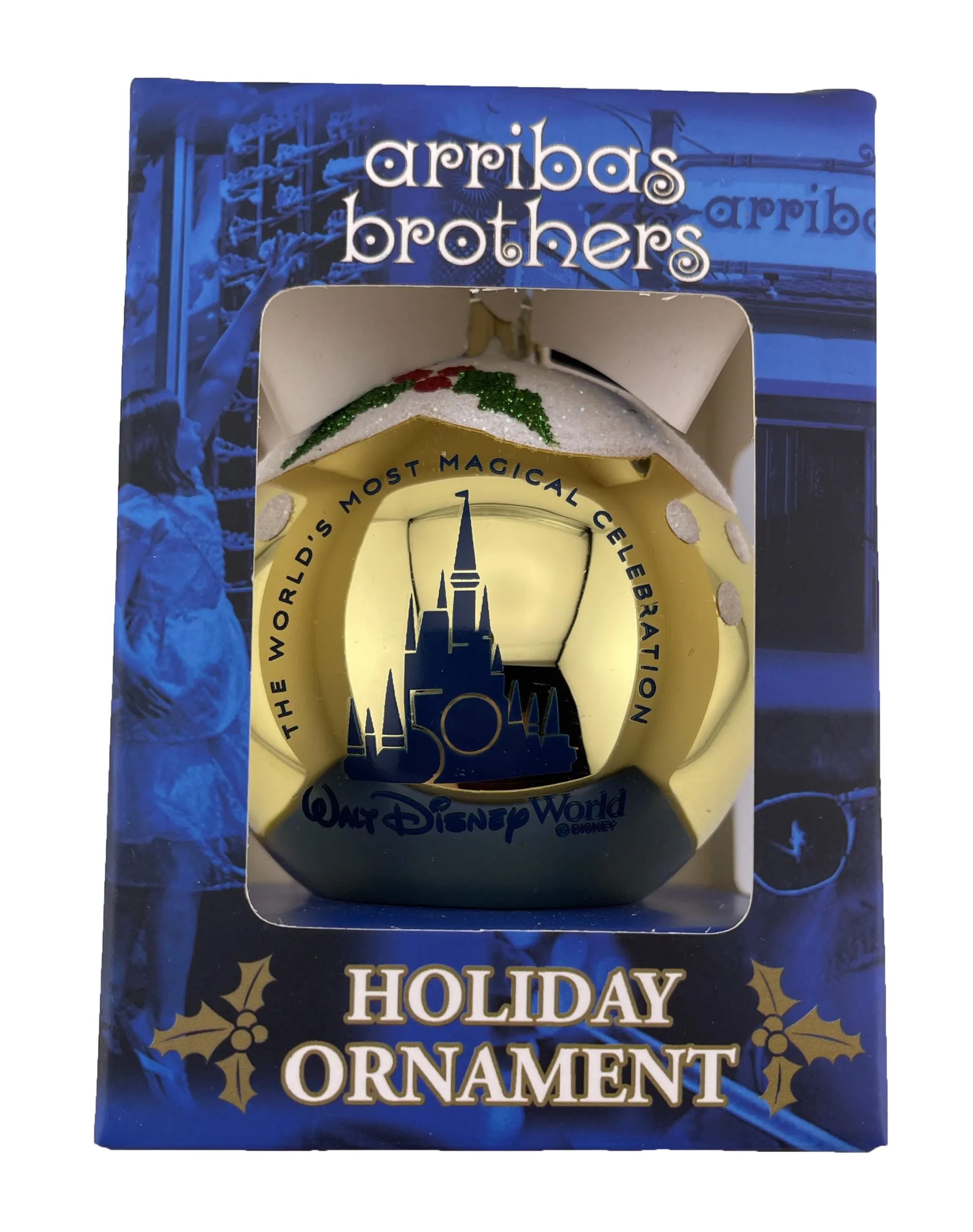 Disney Arribas Ornament - 50th Anniversary - Magical Celebration 1 Disney Arribas Ornament - 50th Anniversary - Magical Celebration