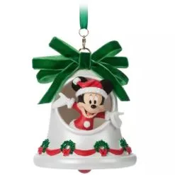 Disney Sketchbook Ornament - Santa Mickey Mouse Bell