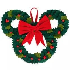 Disney Holiday Door Hanger - Mickey Mouse Icon Wreath
