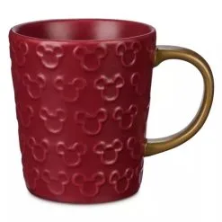 Disney Coffee Mug - Holiday Mickey Mouse - Red