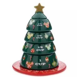 Disney Measuring Cup Set - Mickey Christmas Tree Stacking