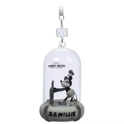 Disney Sketchbook Ornament - Steamboat Willie Dome - Light Up