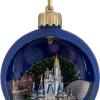 Disney Globe Ornament - Four Parks With Fireworks - Light Up