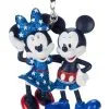 Disney Figural Ornament - Mickey And Minnie Mouse Americana