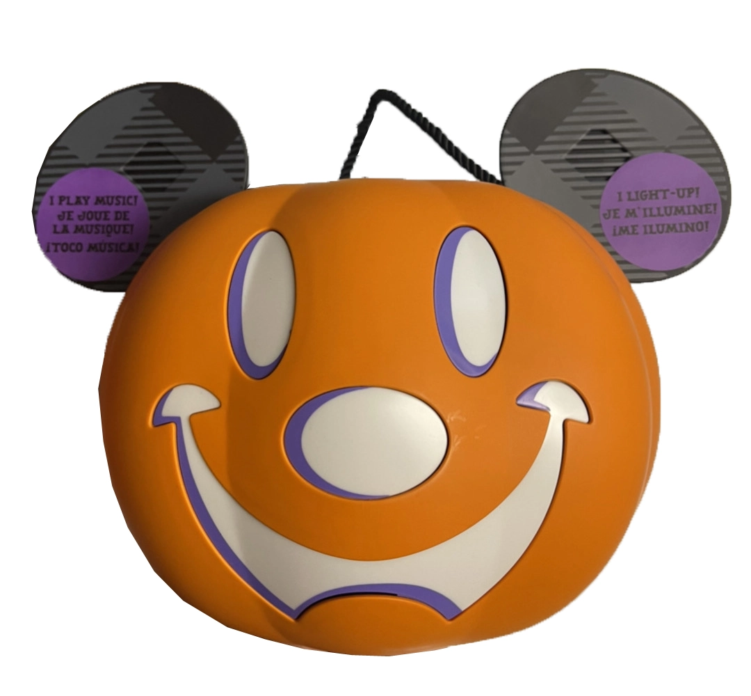 Disney Halloween Bucket - Mickey Mouse Pumpkin - Music & Lights 1 Disney Halloween Bucket - Mickey Mouse Pumpkin - Music & Lights