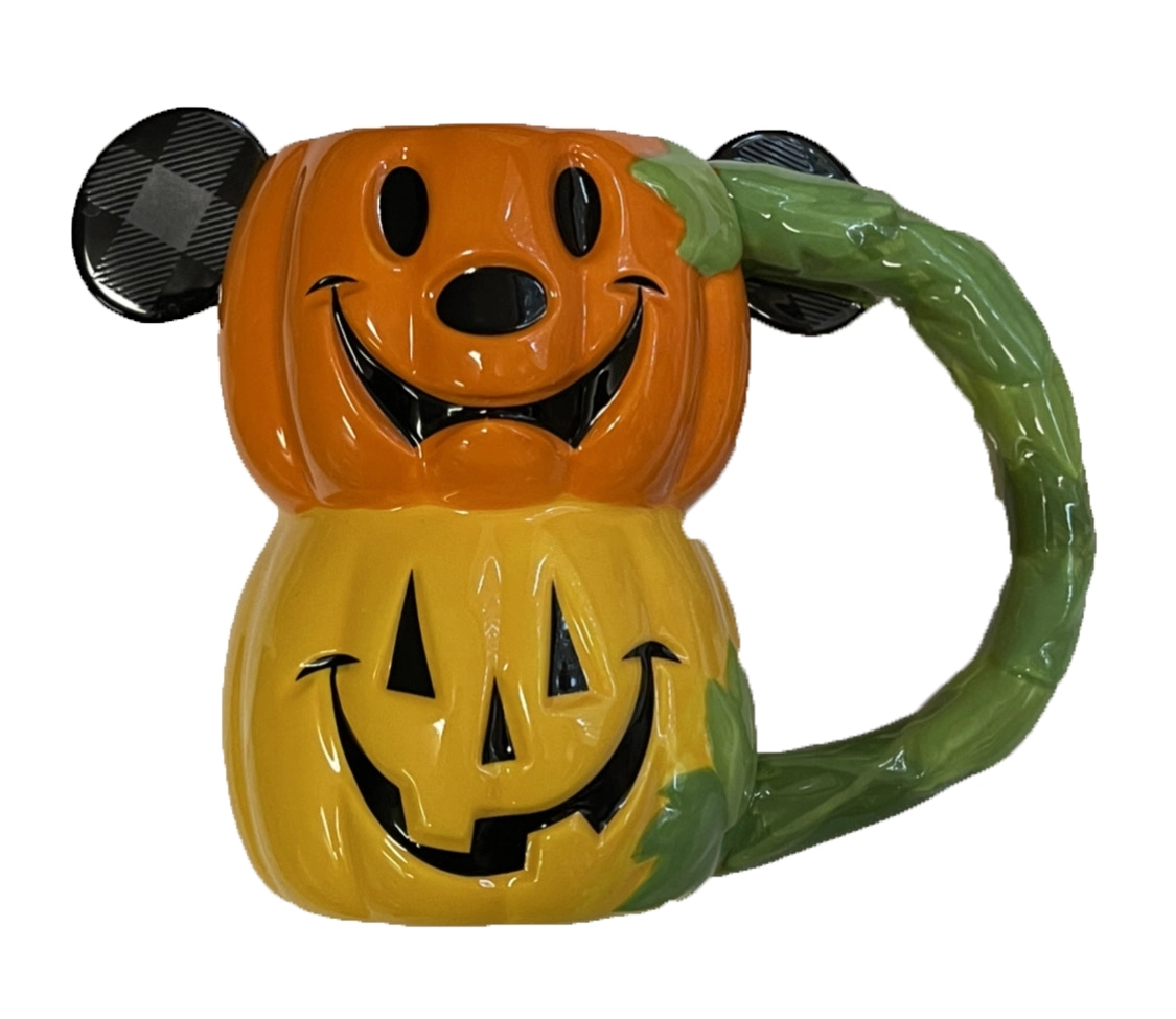 Disney Coffee Mug - Mickey Mouse Pumpkin Stacked 1 Disney Coffee Mug - Mickey Mouse Pumpkin Stacked