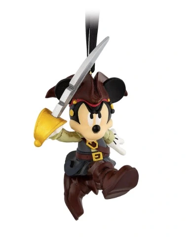 Disney Figurine Ornament - Mickey Pirate - Pirates Of The Caribbean 1 Disney Figurine Ornament - Mickey Pirate - Pirates Of The Caribbean