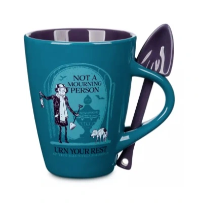 Disney Mug And Spoon Set - The Haunted Mansion Gravedigger 1 Disney Mug And Spoon Set - The Haunted Mansion Gravedigger