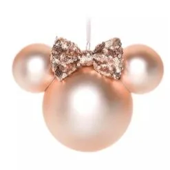Disney Minnie Ears Icon Ornament - Minnie Mouse - Briar Rose Gold