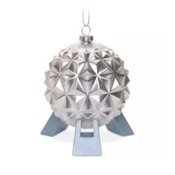 Disney Figurine Ornament - Spaceship Earth - Epcot - Glass