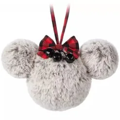 Disney Mickey Ears Icon Ornament - Minnie Mouse Faux Fur
