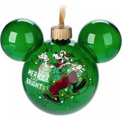 Disney Mickey Ears Icon Ornament - Goofy Light-Up - Merry And Bright